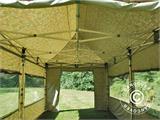 Tente Pliante FleXtents PRO 3x6m Camouflage, avec 6 cotés