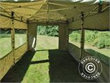 Vouwtent/Easy up tent FleXtents PRO 3x6m Camouflage/Militair, inkl. 6 Zijwanden