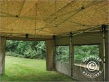 Pop up gazebo FleXtents PRO 4x6 m Camouflage/Military, incl. 8 sidewalls