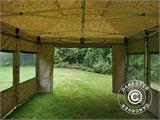 Gazebo pieghevole FleXtents PRO 4x6m Camouflage, inclusi 8 fianchi