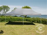 Tente Pliante FleXtents PRO 3x6m Gris, avec 6 cotés