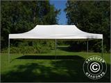 Faltzelt FleXtents Xtreme 50 Heavy Duty 4x8m Weiß, mit 6 Seitenwänden