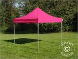 Faltzelt FleXtents PRO 3x3m Rosa, mit 4 Seitenwänden Faltzelt FleXtents PRO 3x3m Rosa, mit 4 Seitenwänden