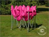 Gazebo pieghevole FleXtents Xtreme 50 3x3m Rosa