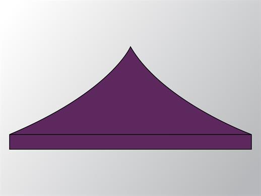 Roof cover for Pop up gazebo FleXtents 3x3 m, Purple
