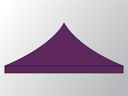 Toiture pour Tente pliante FleXtents 3x3m, Violet