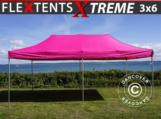Prekybinė palapinė FleXtents Xtreme 50 3x6m rožinė