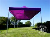 Pop up gazebo FleXtents Xtreme 50 3x6 m Purple, incl. 6 sidewalls