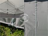 Tente pliante FleXtents PRO 3x6m argenté, avec 6 cotés