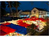 Tente pliante FleXtents PRO 3x6m Rouge, avec 6 cotés Tente pliante FleXtents PRO 3x6m Rouge, avec 6 cotés