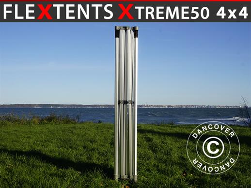 Aluminiumsramme til quick-up teltet FleXtents Xtreme 50 4x4m, 50mm