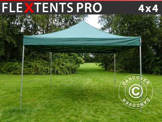 Snabbtält FleXtents PRO 4x4m Grön