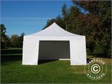 Tente pliante FleXtents PRO 5x5m Blanc, avec 4 cotés