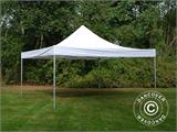 Tente pliante FleXtents PRO 5x5m Blanc, avec 4 cotés