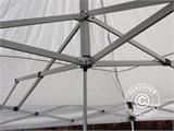 Faltzelt FleXtents PRO 5x5m Weiß, mit 4 Seitenwänden