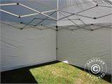 Faltzelt FleXtents PRO 5x5m Weiß, mit 4 Seitenwänden