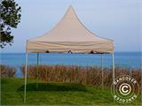 Prekybinė palapinė FleXtents PRO Peak Pagoda 3x3m Latte