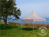 Tenda Dobrável FleXtents PRO Peak Pagoda 3x3m Latte