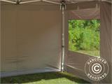 Tente pliante FleXtents PRO Peak Pagoda 3x3m Latte, Incl. 4 parois latérales Tente pliante FleXtents PRO Peak Pagoda 3x3m Latte, Incl. 4 parois latérales