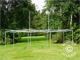 Quick-up telt FleXtents PRO Peak Pagoda 4x6m Hvit, inkl. 8 sider