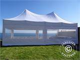 Tente pliante FleXtents PRO Peak Pagoda 4x8m Blanc, Incl. 6 parois latérales Tente pliante FleXtents PRO Peak Pagoda 4x8m Blanc, Incl. 6 parois latérales