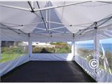 Tente pliante FleXtents PRO Peak Pagoda 4x8m Blanc, Incl. 6 parois latérales Tente pliante FleXtents PRO Peak Pagoda 4x8m Blanc, Incl. 6 parois latérales