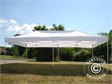 Gazebo pieghevole FleXtents PRO 4x8m Bianco, inclusi 6 fianchi