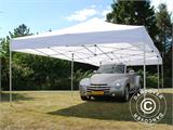 Faltzelt FleXtents PRO 4x8m Weiß, mit 6 Seitenwänden