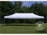 Tente Pliante FleXtents PRO 4x8m Blanc, avec 6 cotés