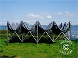 Carpa plegable FleXtents PRO 4x8m Gris