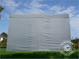 Tente pliante FleXtents PRO 4x8m Gris, avec 6 cotés