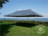 Tente pliante FleXtents PRO 4x8m Gris, avec 6 cotés