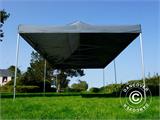 Tente pliante FleXtents PRO 4x8m Gris, avec 6 cotés