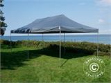 Faltzelt FleXtents Xtreme 50 4x8m Grau, mit 6 Seitenwänden