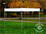 Gazebo rapido FleXtents® PRO Exhibition 3x3m, Bianco, Ritardante di Fiamma