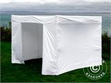 Tente pliante FleXtents PRO Exhibition avec parois 3x3m, blanc, M2