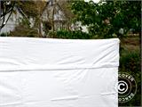 Pop up gazebo FleXtents® PRO Exhibition w/sidewalls, 3x3 m, White, Flame Retardant