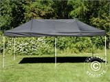 Prekybinė palapinė FleXtents PRO 3x6m Juoda, Liepsnai nepralaidus