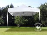 Pop up gazebo FleXtents PRO 4x4 m White, Flame retardant, incl. 4 sidewalls Pop up gazebo FleXtents PRO 4x4 m White, Flame retardant, incl. 4 sidewalls
