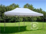 Carpa plegable FleXtents PRO 4x6m Blanco, Ignífuga, Incl. 8 lados