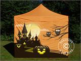 Pop up gazebo FleXtents PRO with full digital print, 4x4 m, incl. 4 sidewalls