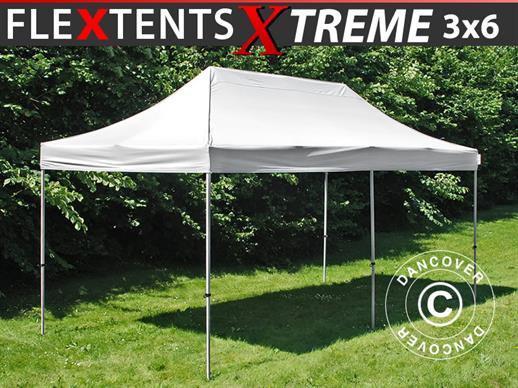 Vouwtent/Easy up tent FleXtents Xtreme 60 3x6m Wit