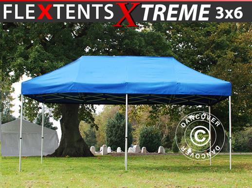 Faltzelt FleXtents Xtreme 60 3x6m Blau Faltzelt FleXtents Xtreme 60 3x6m Blau