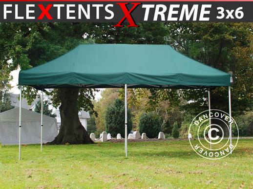 Vouwtent/Easy up tent FleXtents Xtreme 60 3x6m Groen