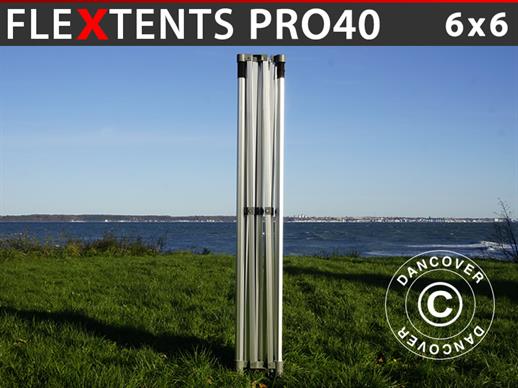 Alumiinrunko pikateltalle FleXtents PRO 6x6m, 40mm