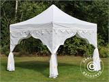 Tente Pliante FleXtents PRO "Raj" 3x3m Blanc/Doré