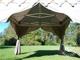 Tente Pliante FleXtents PRO "Raj" 3x3m Latte/Orange