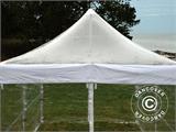 Tente pliante FleXtents PRO 4x6m Transparent, avec 8 cotés