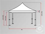 Tente pliante FleXtents Xtreme 60 4x4m Blanc Tente pliante FleXtents Xtreme 60 4x4m Blanc