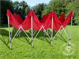 Tenda Dobrável FleXtents PRO 4x6m Vermelho